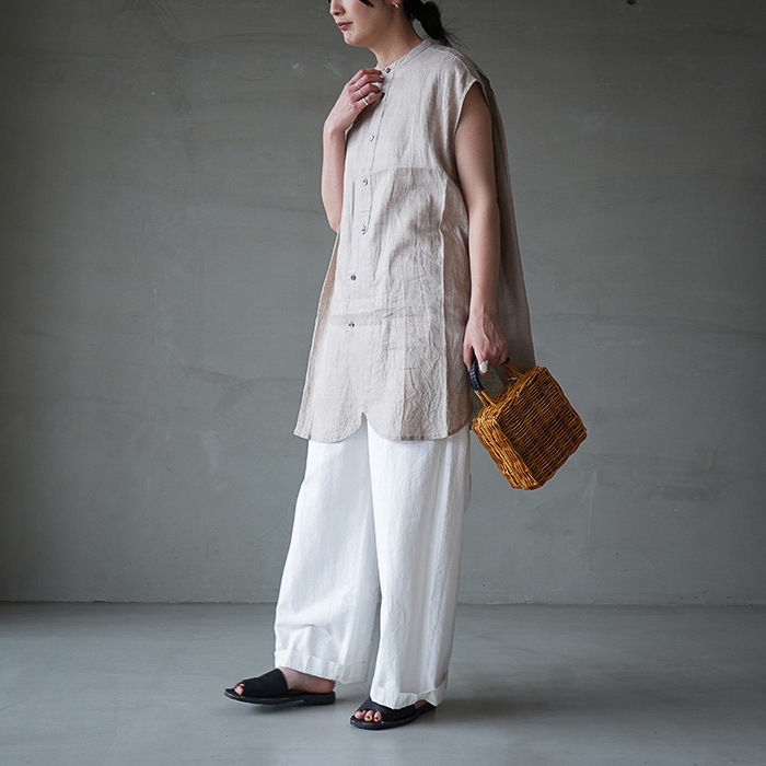 ヴラスブラム Vlas Blomme シルクリネンレース チュニック ワンピース 20%OFF】(13111056) / Vlas Blomme (ヴラスブラム) / Grayish Natural