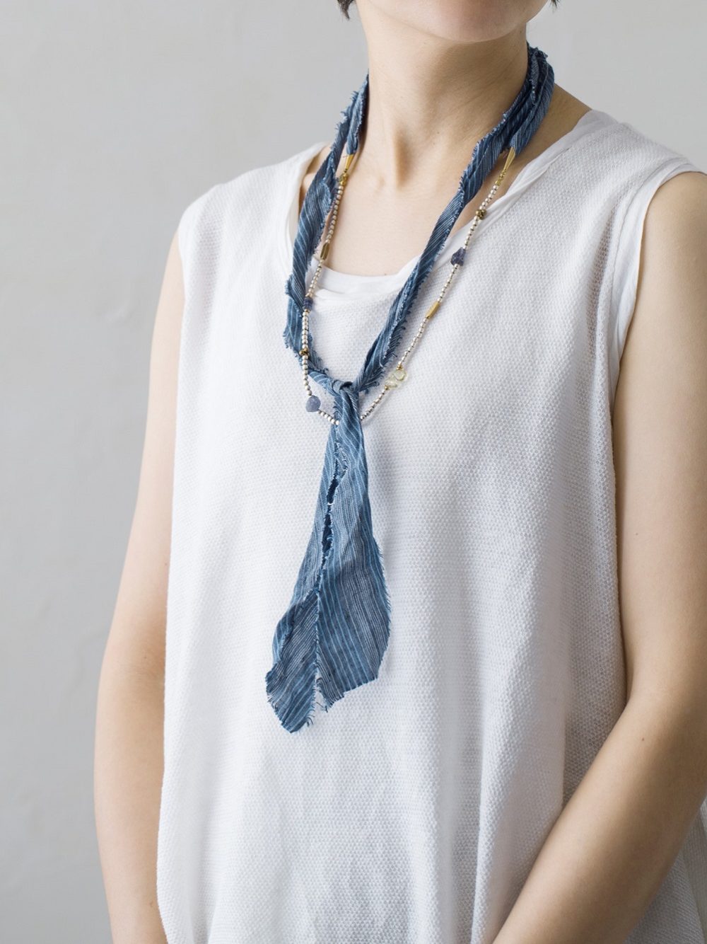 31488001) / Vlas Blomme(ブラスブラム) / Stripe Ribbon NC&Bowtie