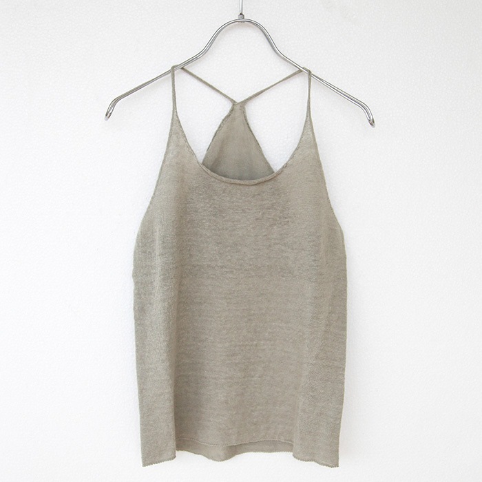 e221k046) / evam eva(エヴァムエヴァ) / linen camisole(リネン