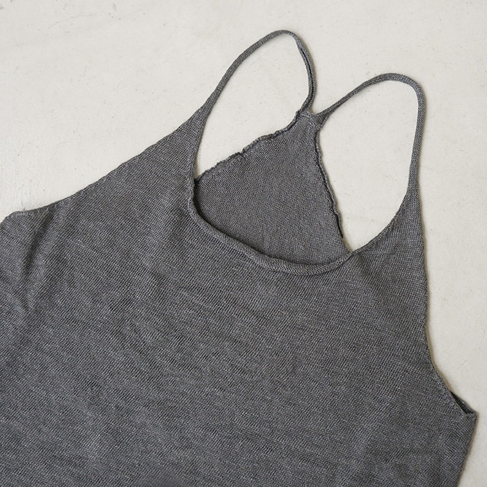 e221k046) / evam eva(エヴァムエヴァ) / linen camisole(リネン