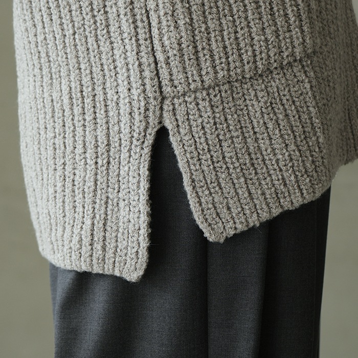 ○(e253k054) / evam eva (エヴァムエヴァ) / wool alpaka aze vest