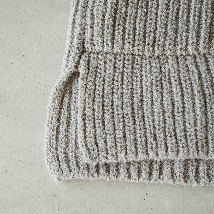 □(e253k054) / evam eva (エヴァムエヴァ) / wool alpaka aze vest