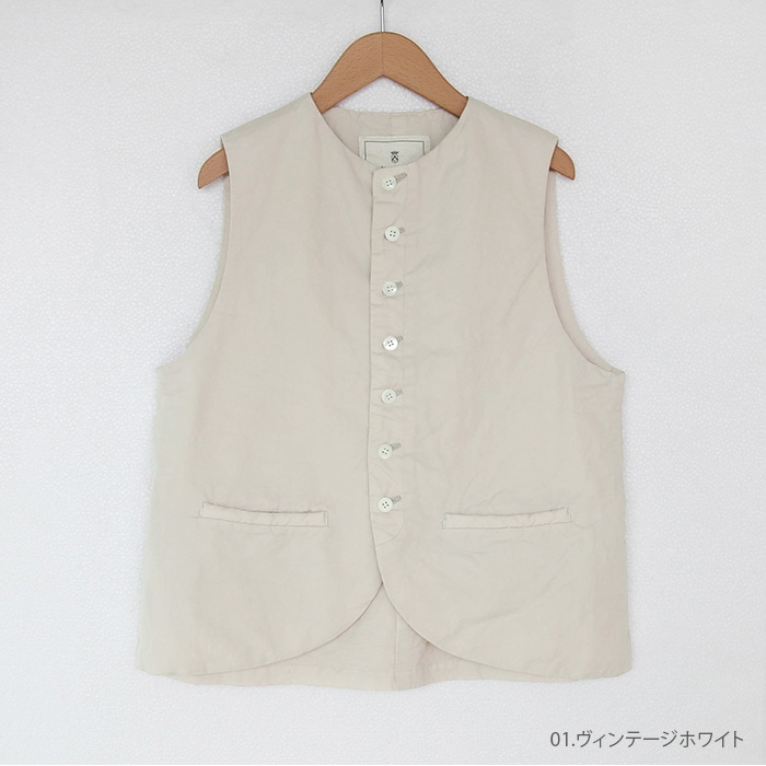 13305121) vlas blomme(ヴラスブラム) / Work Linen Cotton 中綿入り