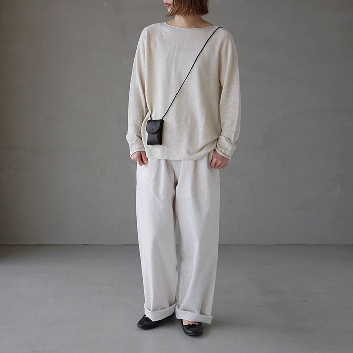 e221k050) / evam eva(エヴァムエヴァ) / washable linen