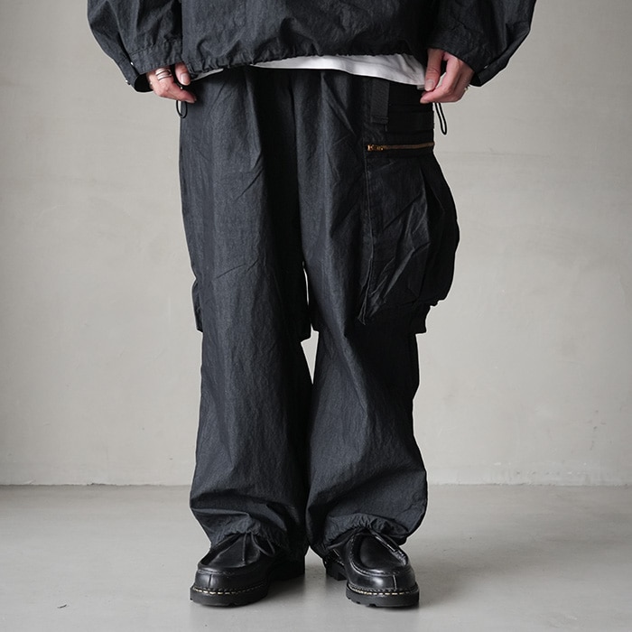 バーベルオブジェクト　b/off パンツ barbell object（バーベルオブジェクト） b/off pt Black - Laid back