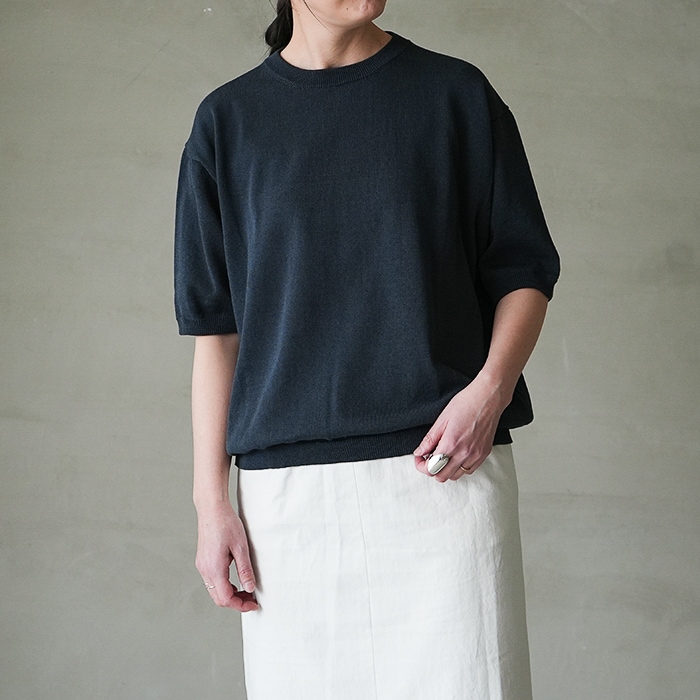 kn01261wm) / STILL BY HAND (スティル バイ ハンド) / ニットTシャツ