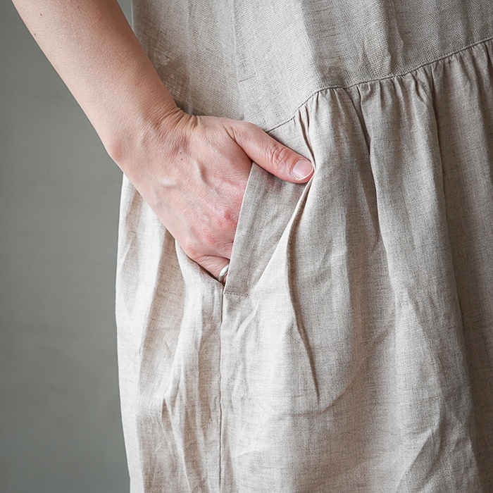 13215056) / Vlas Blomme (ヴラスブラム) / Grayish Natural Linen