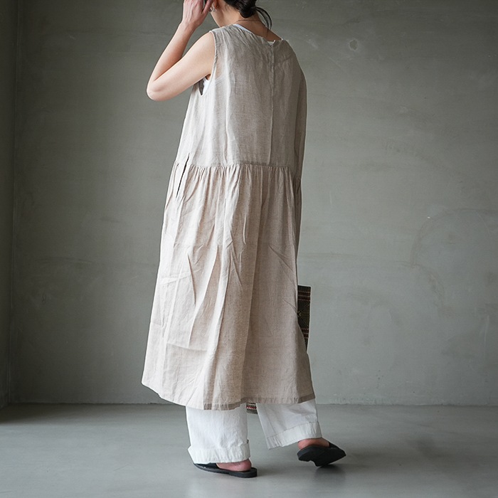 13215056) / Vlas Blomme (ヴラスブラム) / Grayish Natural Linen