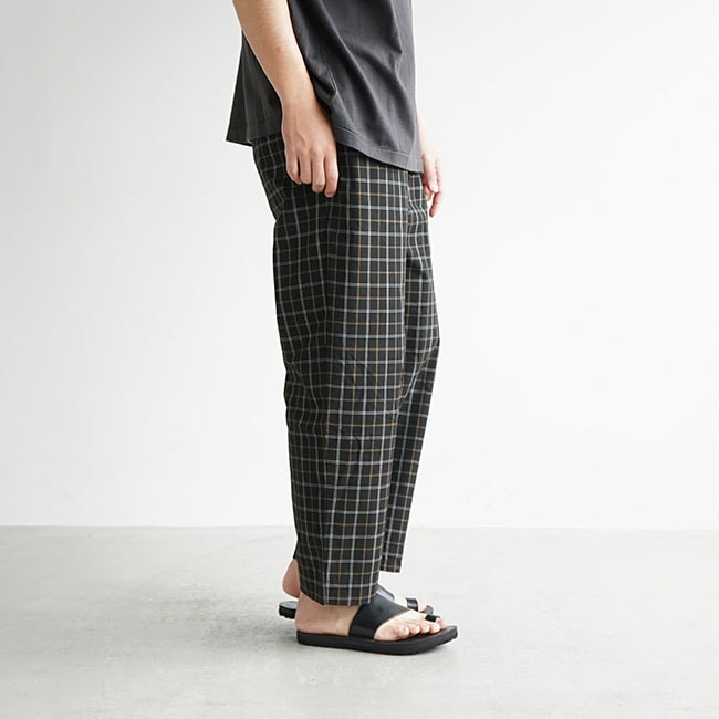 新品EELサンパンツチェック　S ◎□(E-22206b) / EEL Products (イール) / SUN PANTS / CHECK