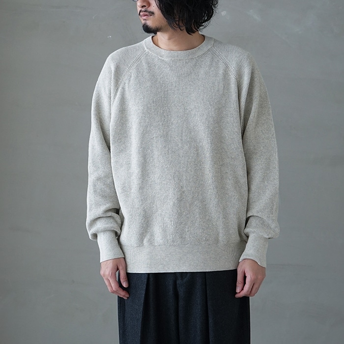 30%OFF】(ys-23ss-59)YOKOSAKAMOTO(ヨーコサカモト) /CREW NECK KNIT