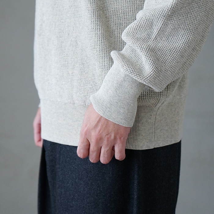 30%OFF】(ys-23ss-59)YOKOSAKAMOTO(ヨーコサカモト) /CREW NECK KNIT