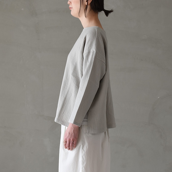 v231t936) / evam eva (エヴァムエヴァ) /cotton pullover(コットン