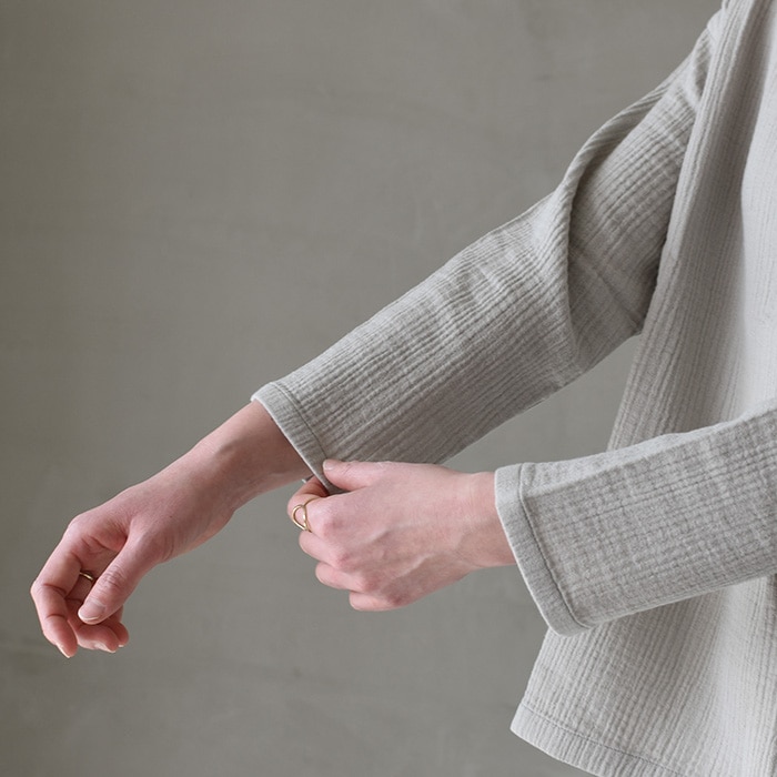 v231t936) / evam eva (エヴァムエヴァ) /cotton pullover