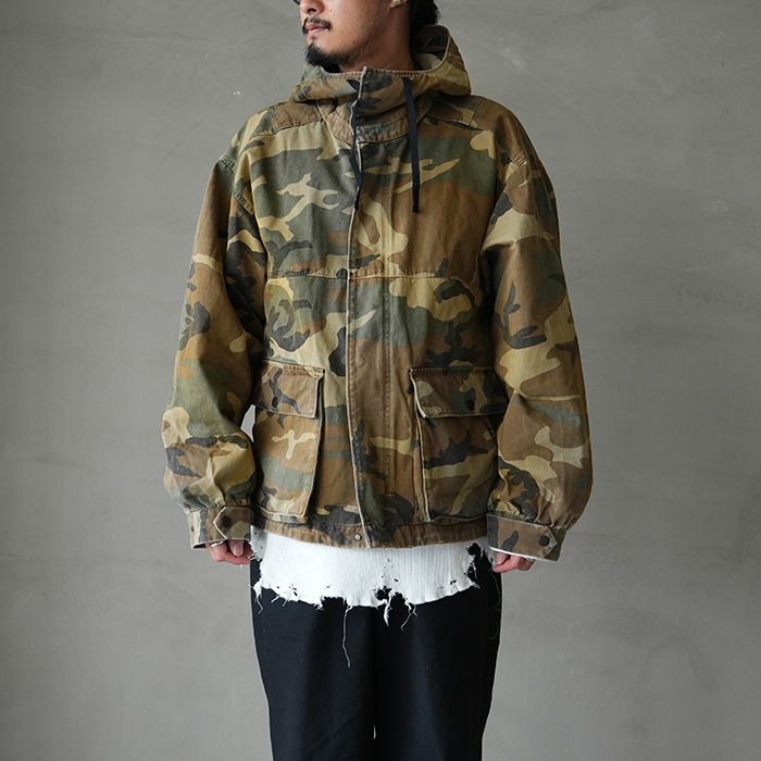 ジャケット・アウター ANCELLM CAMO ZIPUP HOODIE(WOODLAND) ANCELLM/アンセルム/CAMO ZIPUP HOODIE | GARDEN（ガーデン