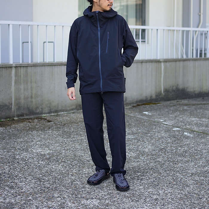 DAIWA ナイロンジャケット・パンツセットアップ DAIWA◇ダイワ/セットアップ/ウェアー/L/BLK : セカンドストリート