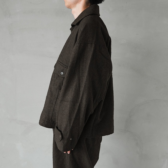 anc-jk60) / ANCELLM (アンセルム) / PILLING WOOL DOUBLE