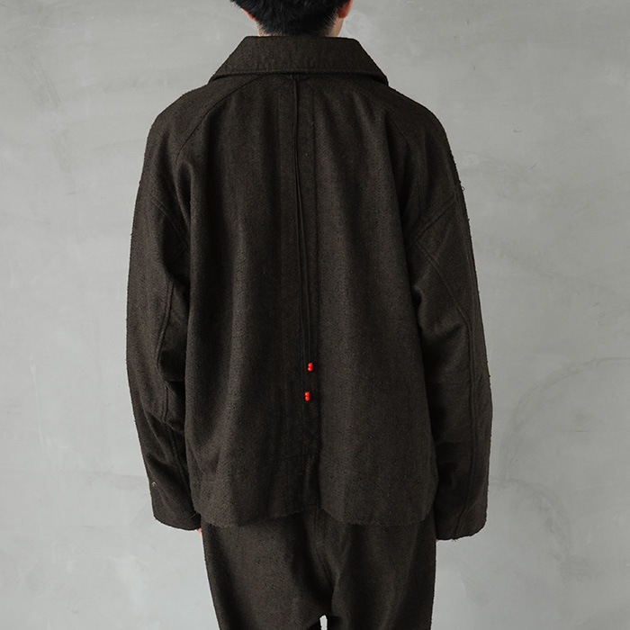 anc-jk60) / ANCELLM (アンセルム) / PILLING WOOL DOUBLE