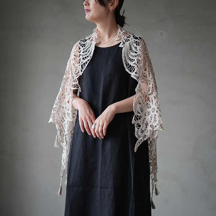 13608781) / Vlas Blomme (ヴラスブラム) / Battenberg Laceショール
