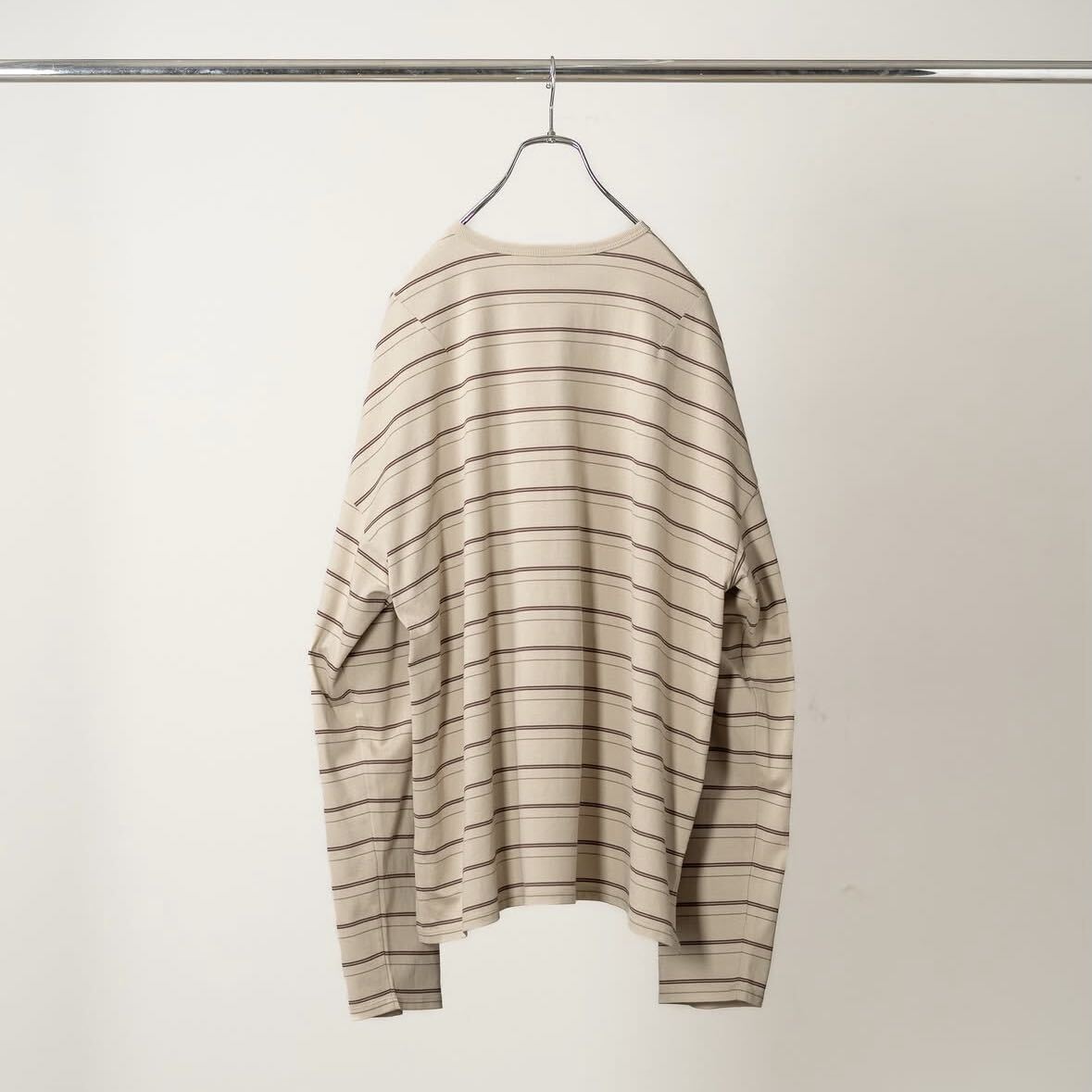 anc-ct186-b) / ANCELLM (アンセルム) / BORDER LS T-SHIRT（ボーダー