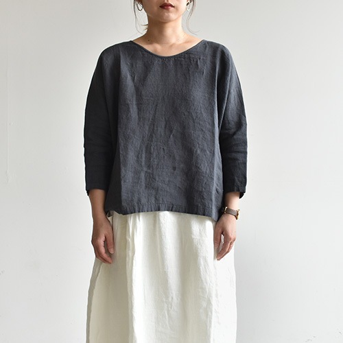 e201t144) / evam eva(エヴァムエヴァ) / linen dolman PO(リネン