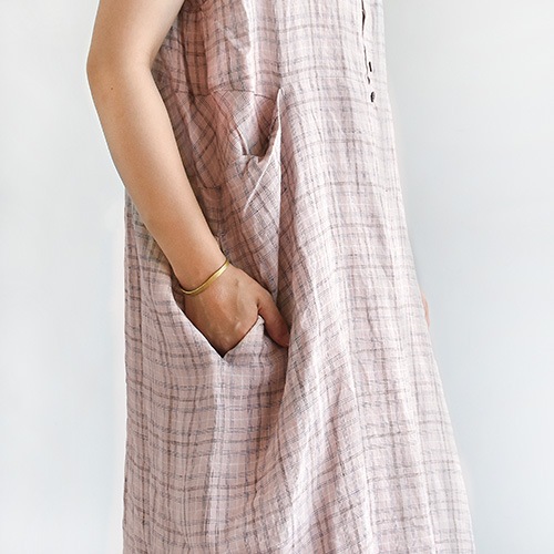 ヴラスブラム　Vlas Blomme ピンクチェックブラウス 13223201) / Vlas Blomme(ブラスブラム) / Vintage Pink Check