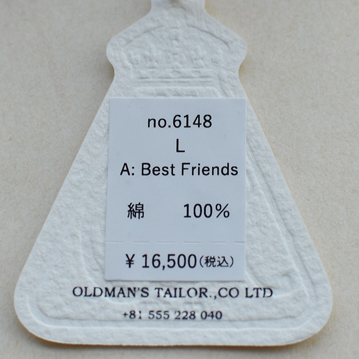 30%OFF】(6148) R&D.M.Co-/OLDMANS TAILOR(アールアンドディーエムコー