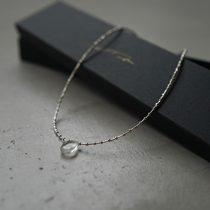 tubu-5) / tubu.(ツブ) / クリスタルトップシルバーネックレス