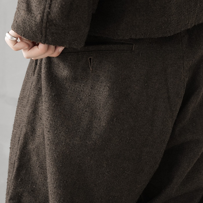 anc-pt83) / ANCELLM (アンセルム) / WOOL GATHERS SLACKS