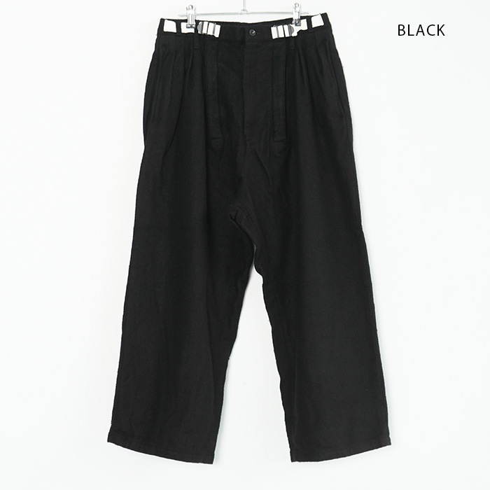 anc-pt83) / ANCELLM (アンセルム) / WOOL GATHERS SLACKS（ウール