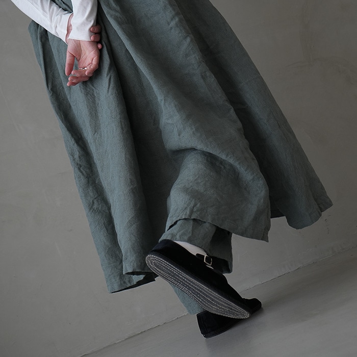 30%OFF】(13230123) Vlas Blomme (ヴラスブラム) / 24ss /Work Linen