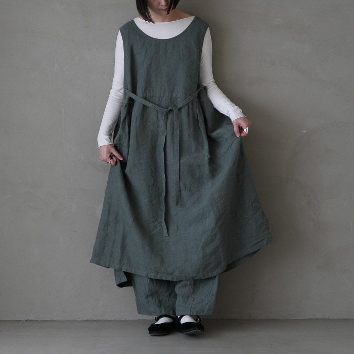 30%OFF】(13230123) Vlas Blomme (ヴラスブラム) / 24ss /Work Linen
