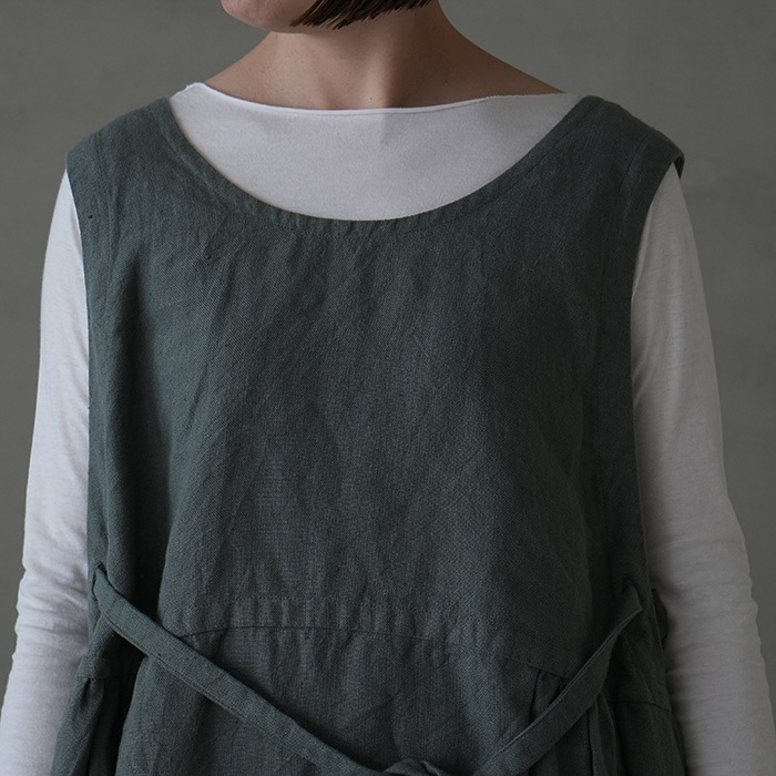30%OFF】(13230123) Vlas Blomme (ヴラスブラム) / 24ss /Work Linen