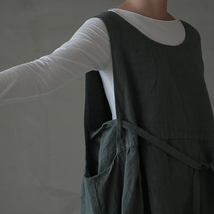 30%OFF】(13230123) Vlas Blomme (ヴラスブラム) / 24ss /Work Linen