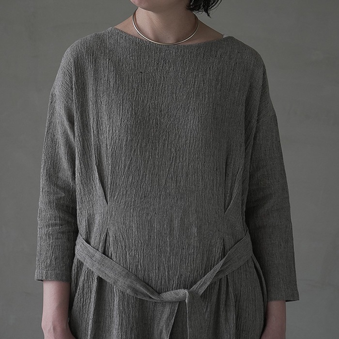 24SS evam eva エヴァムエヴァ コットンローブ ワンピース e221t077) / evam eva(エヴァムエヴァ) / cotton one piece