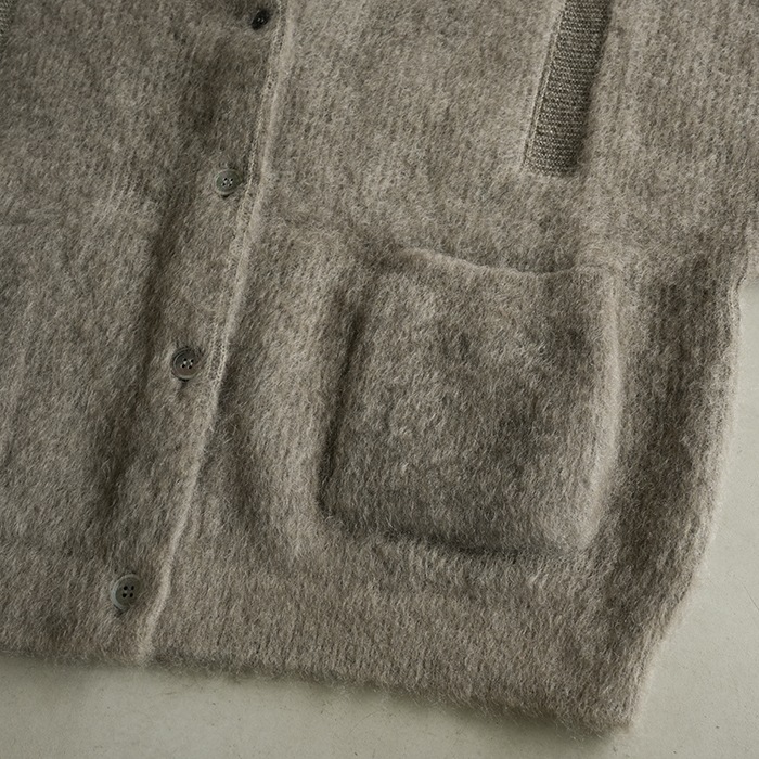 40%OFF】(ysk-24aw-kn12) YASHIKI(ヤシキ) / Akane Mohair Cardigan