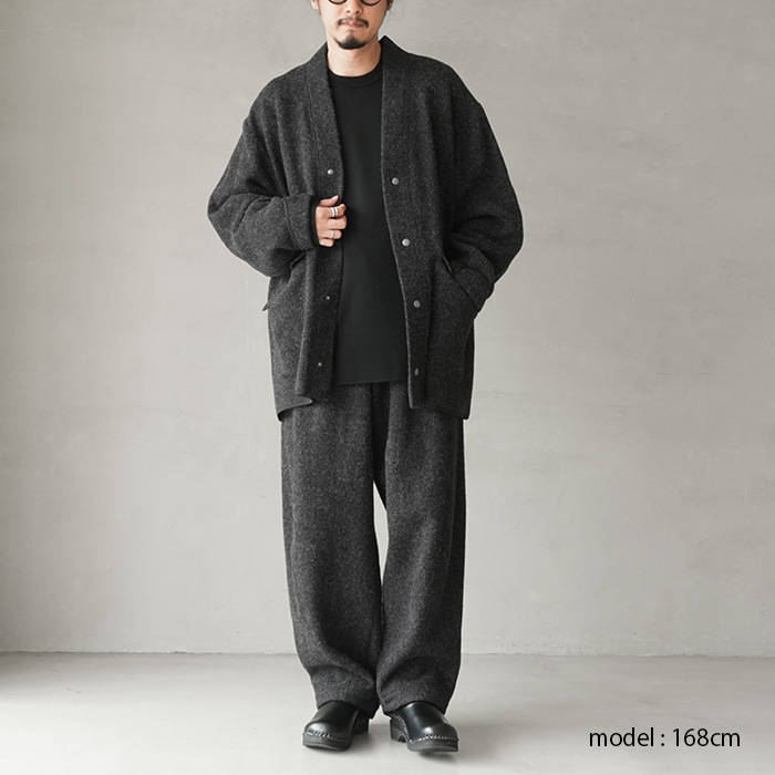 bn-26fm-034) / BATONER(バトナー) / 32G SMOOTH WOOL CREW NECK(32G
