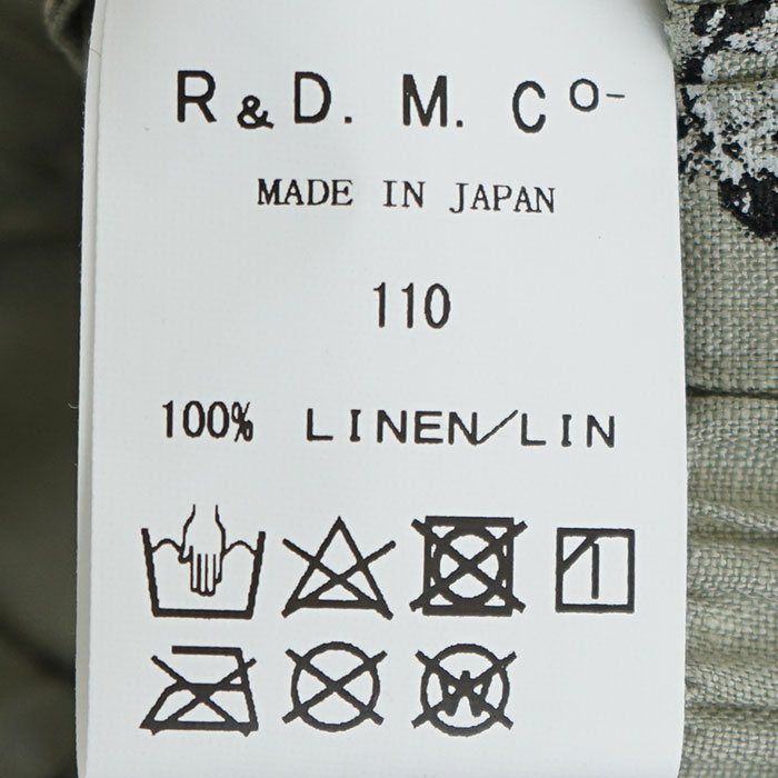 新品同様R&D.M.Co-オールドマンズテーラー猫ゴムパンツスケッチブック　ミナ 新品同様R&D.M.Co-オールドマンズテーラー猫ゴムパンツスケッチ