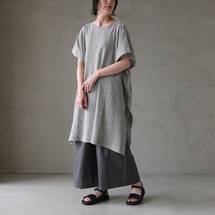 ◎☆（e241t151）/ evam eva(エヴァムエヴァ) /linen cotton
