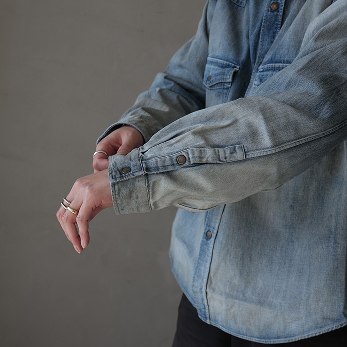 anc-sh50) / ANCELLM (アンセルム) / DENIM WESTERN SHIRT（デニム