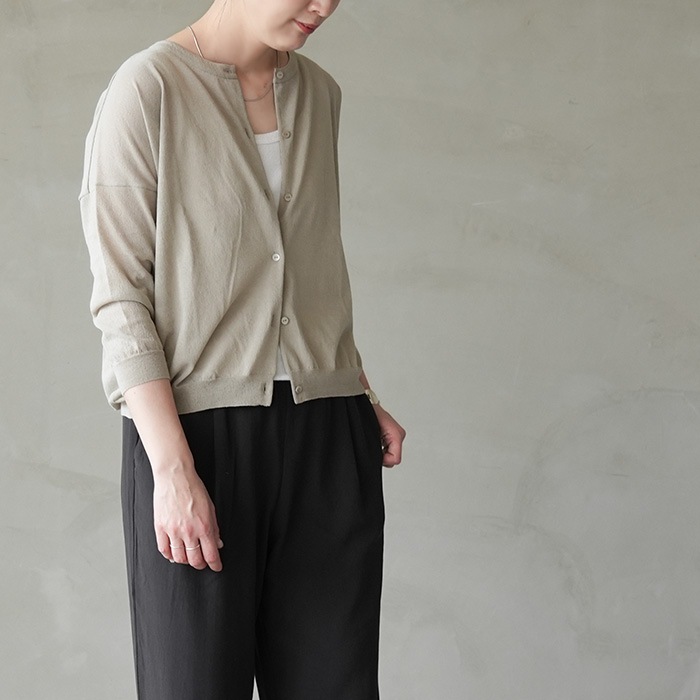 ◎☆(e251k164) / evam eva (エヴァムエヴァ) / cotton cardigan