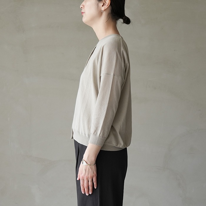 ◎☆(e251k164) / evam eva (エヴァムエヴァ) / cotton cardigan