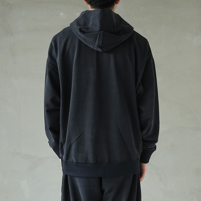 km25a-035）/ KANEMASA(カネマサ) / 28G Cupro Half Zip Hoodie(28G