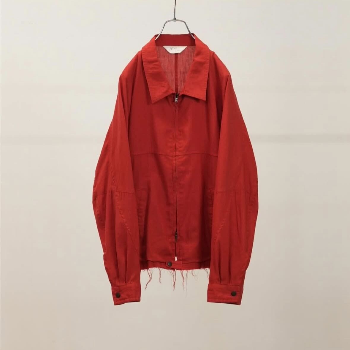 anc-sh77) / ANCELLM (アンセルム) / L/N ZIPUP SHIRT JACKET（リネン