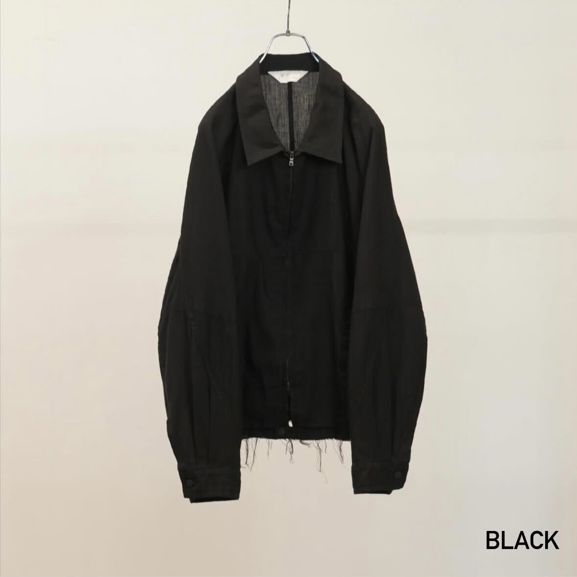 anc-sh77) / ANCELLM (アンセルム) / L/N ZIPUP SHIRT JACKET（リネン