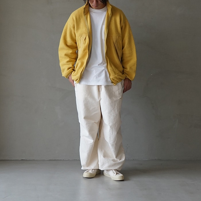 INNAT / FLEECE TRACK JACKET/フリースジャケット/3/コットン/WHT/無地/innat02-c04 30%OFF】innat02-c04) / INNAT(インアット) /FLEECE TRACK JAKET