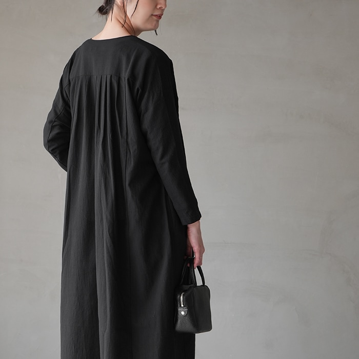 ◎☆(e251t074) / evam eva (エヴァムエヴァ) cotton tuck one
