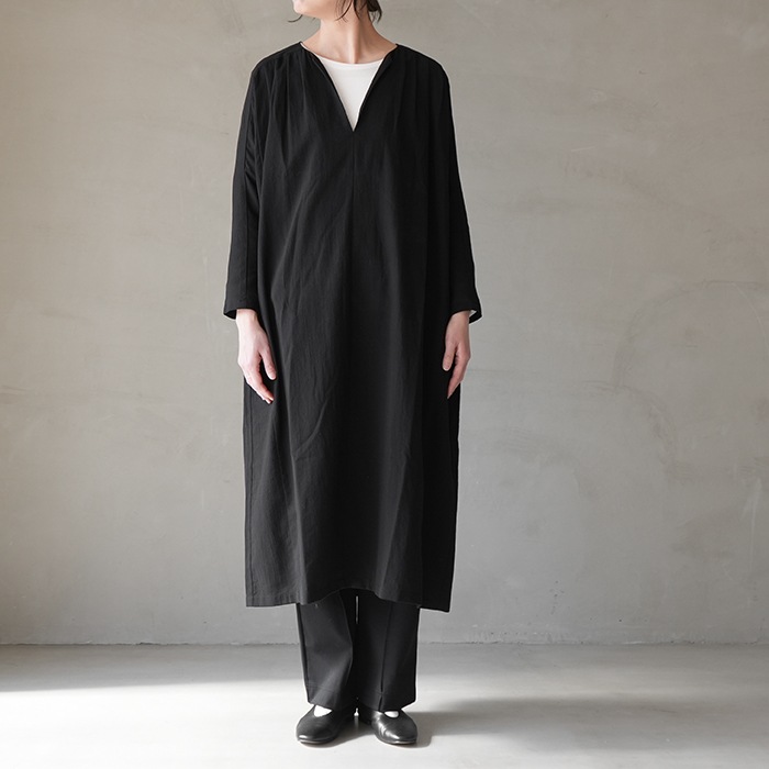◎☆(e251t074) / evam eva (エヴァムエヴァ) cotton tuck one