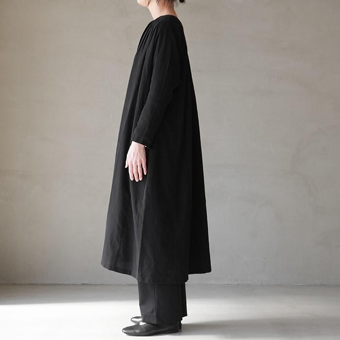◎☆(e251t074) / evam eva (エヴァムエヴァ) cotton tuck one