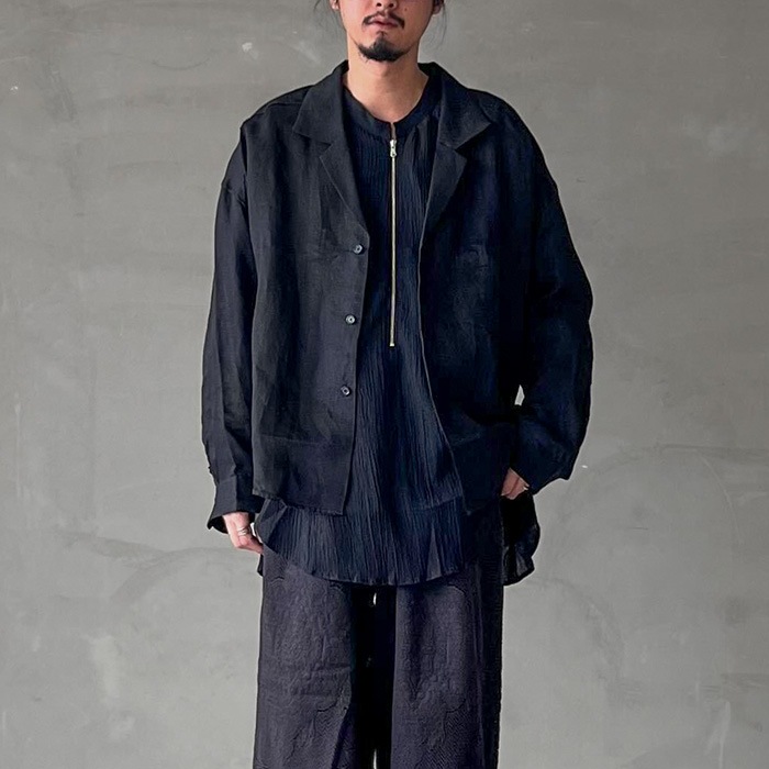 anc-sh97) / ANCELLM (アンセルム) / 100/S LINEN TAILORED SHIRT（100