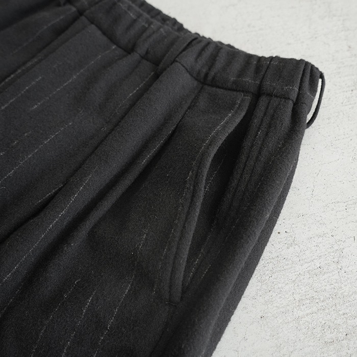 ys-25aw-14) YOKOSAKAMOTO(ヨーコサカモト) /DOUBLE PLEATED WIDE EASY